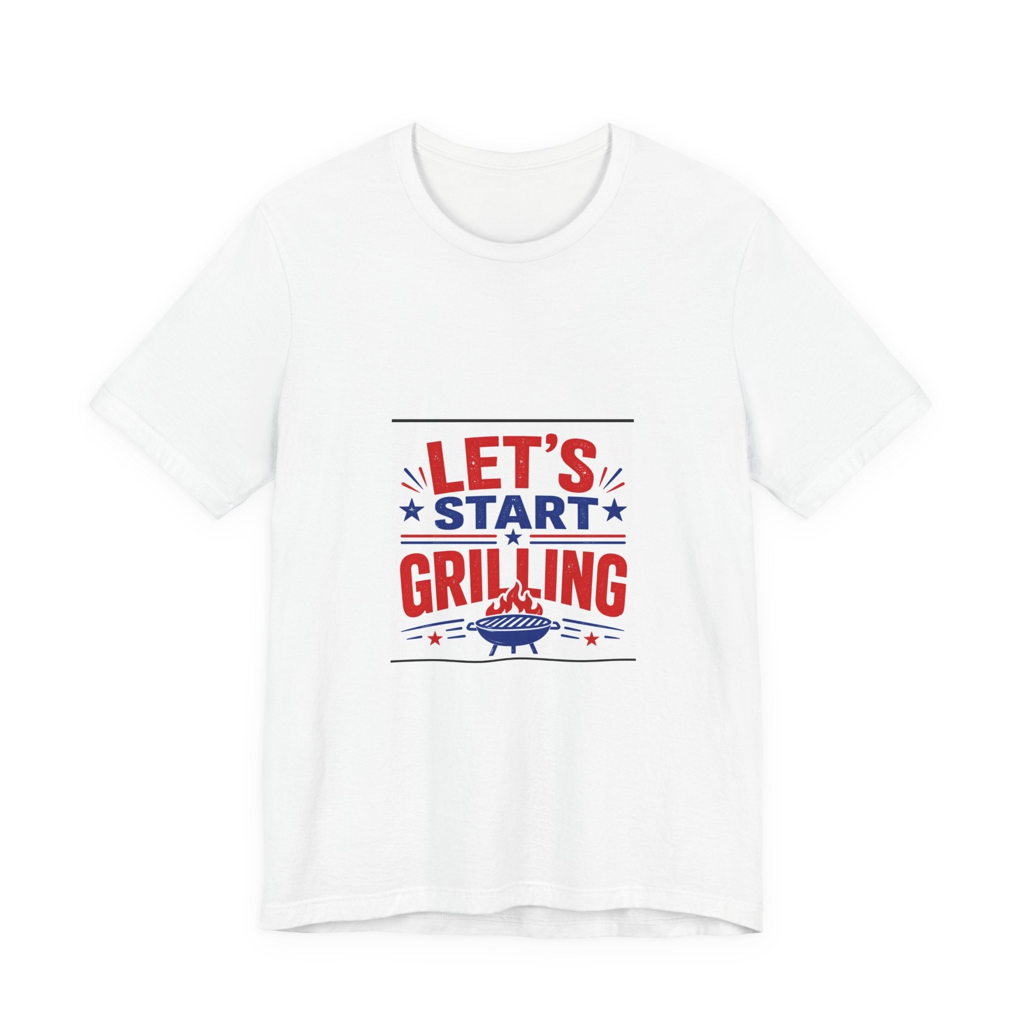 Let’s Start Grilling Unisex T Shirt — Patriotic BBQ Tee for Grill Lovers