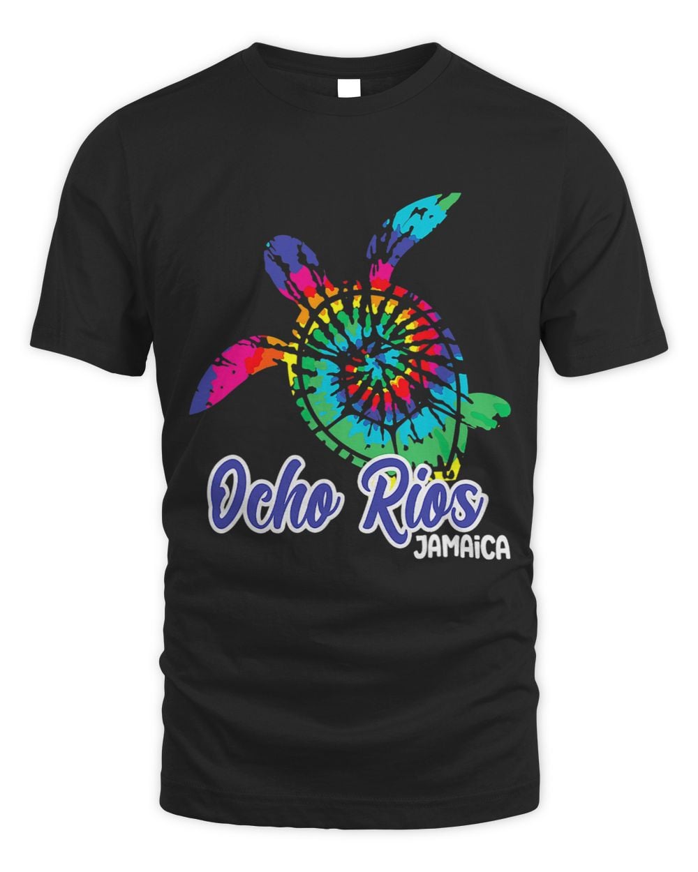 KV9 Turtle Ocho Rios Souvenirs Jamaica Tie Dye Save Sea Turtle Vacation
