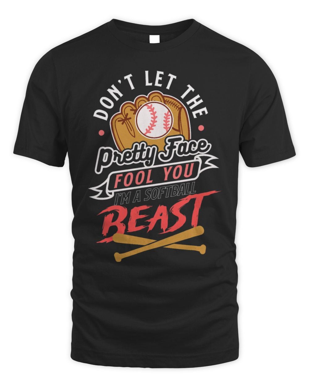 Cute Softball Players Girls Women Team Sport