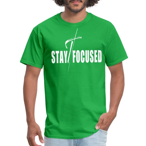 Mens Graphic T-Shirt - Stay Focused Motivational Inspiration