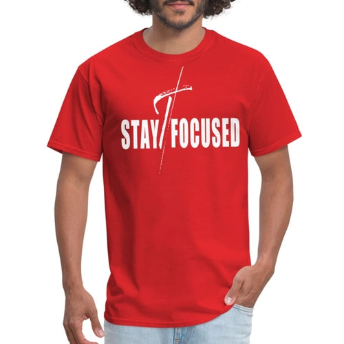 Mens Graphic T-Shirt - Stay Focused Motivational Inspiration